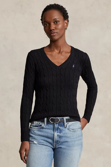 ΠΛΕΚΤΟ POLO RALPH LAUREN - 001 POLO BLACK / BLACK